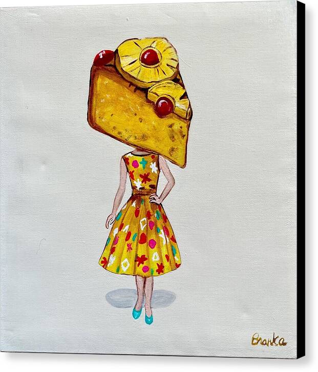 Sweetcakes Pineapple Upside Down - Canvas Print