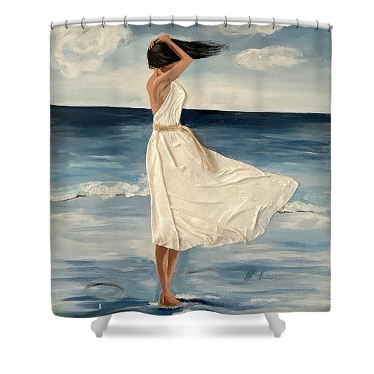 Wind Blown - Shower Curtain