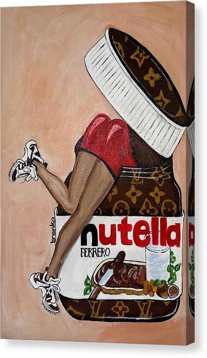 Nutella Nut - Canvas Print