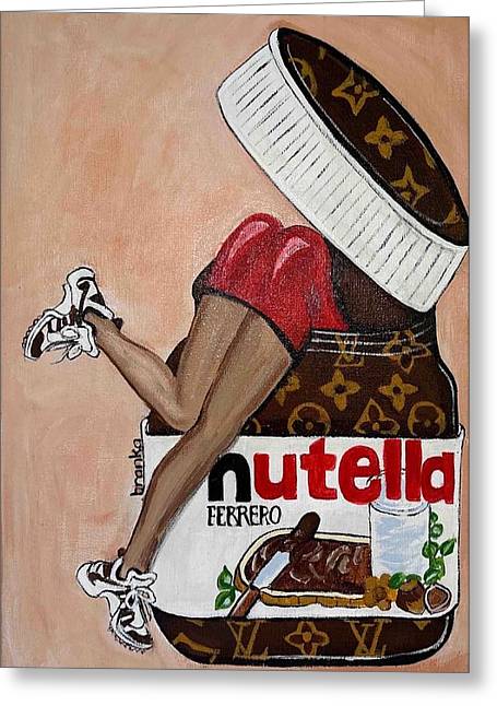 Nutella Nut - Greeting Card