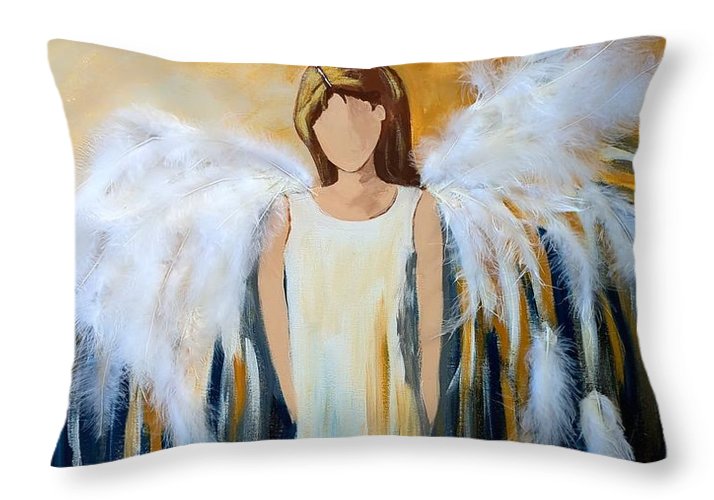 Angel Among Us - Throw Pillow