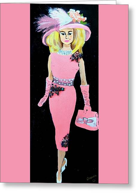 Barbie in Pink - Greeting Card