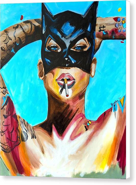 Bat Girl - Canvas Print