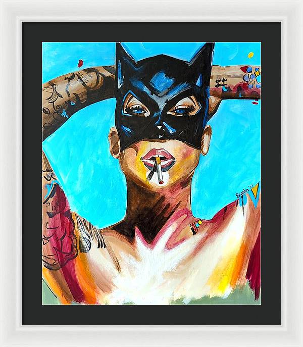 Bat Girl - Framed Print