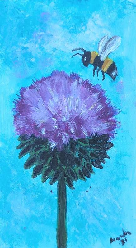 Bee with Me - Art Print