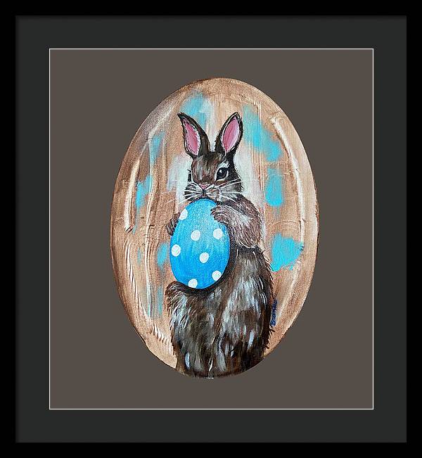 Benzo the Bunny - Framed Print