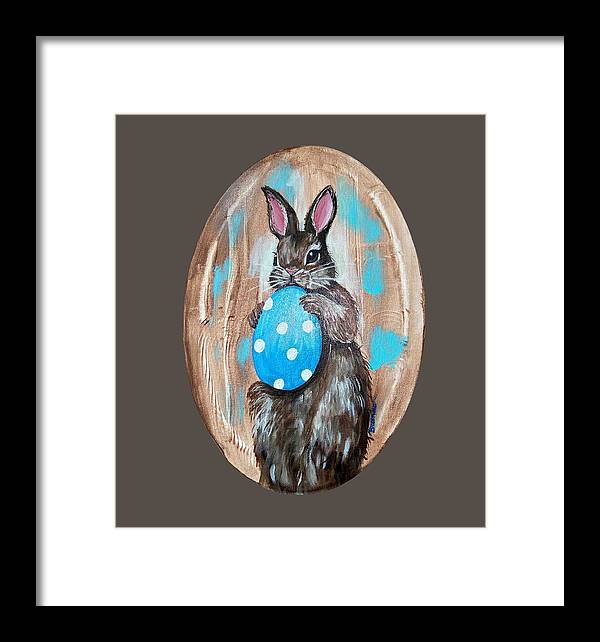 Benzo the Bunny - Framed Print