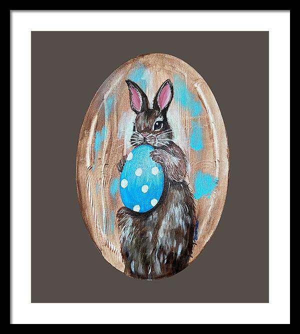 Benzo the Bunny - Framed Print