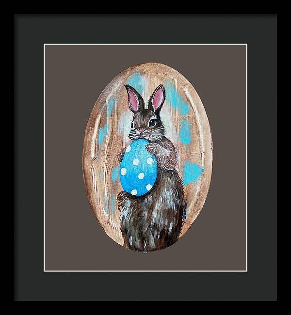 Benzo the Bunny - Framed Print