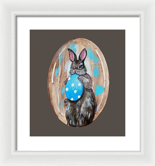 Benzo the Bunny - Framed Print