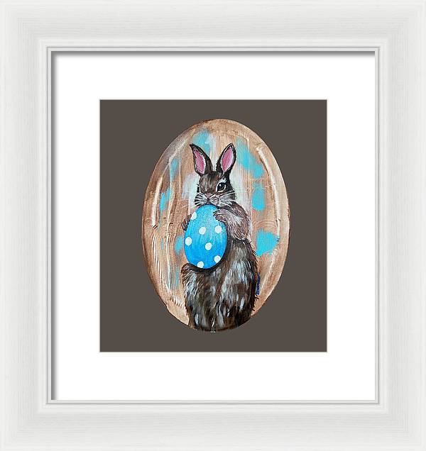 Benzo the Bunny - Framed Print