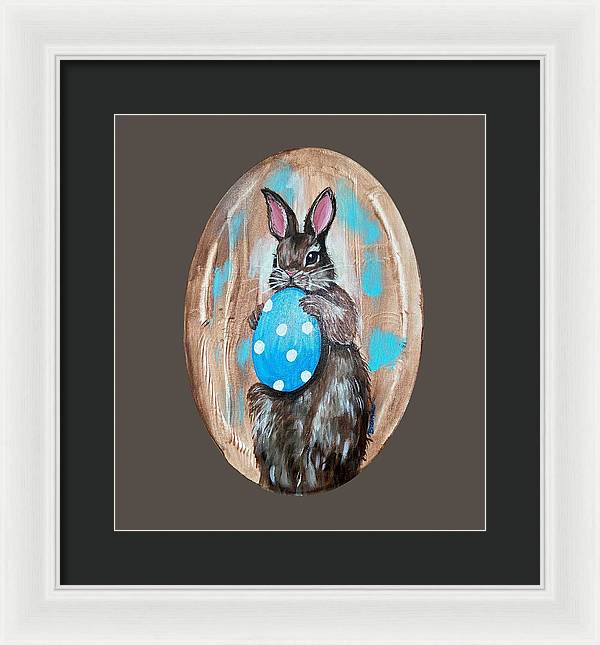 Benzo the Bunny - Framed Print