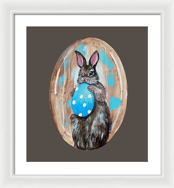 Benzo the Bunny - Framed Print