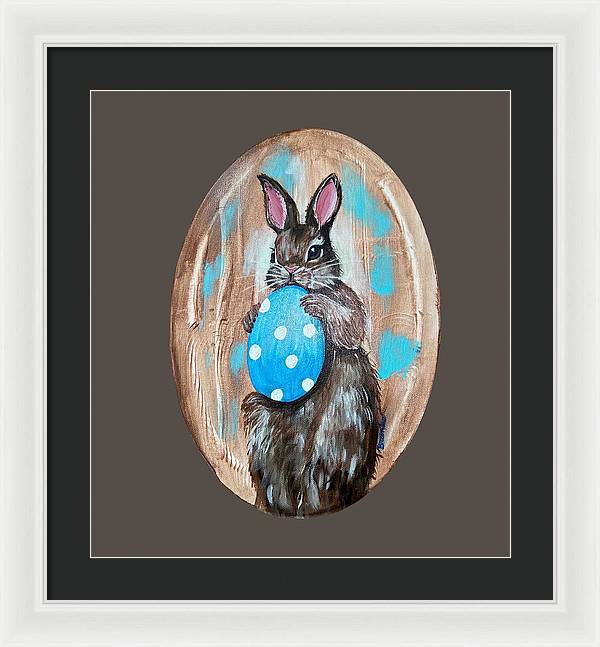 Benzo the Bunny - Framed Print