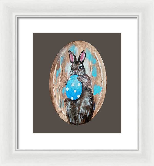 Benzo the Bunny - Framed Print