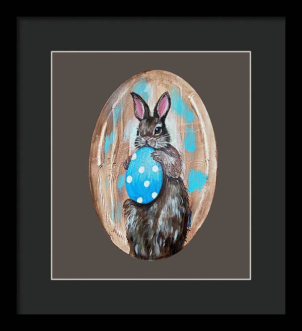 Benzo the Bunny - Framed Print