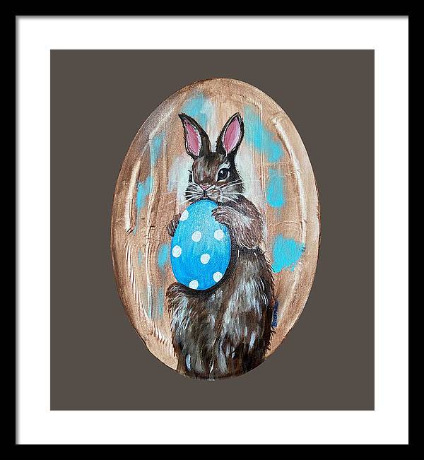 Benzo the Bunny - Framed Print