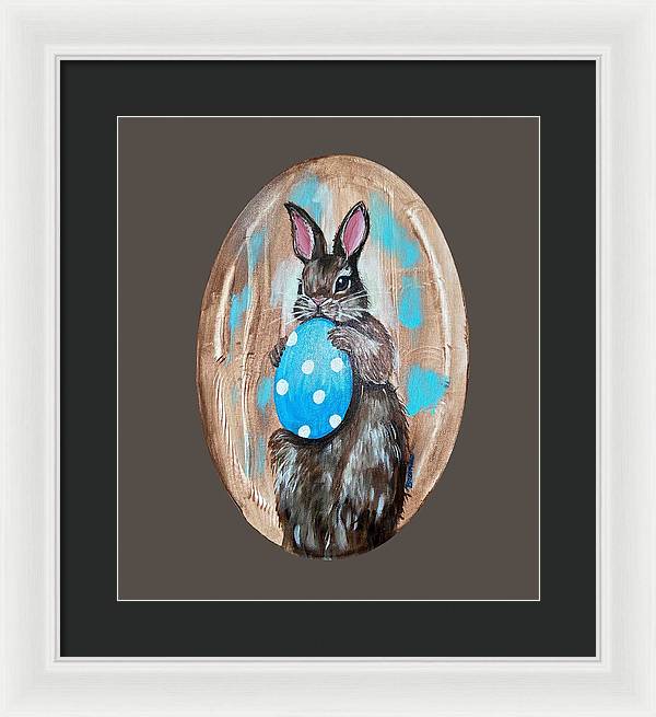 Benzo the Bunny - Framed Print