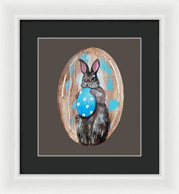 Benzo the Bunny - Framed Print