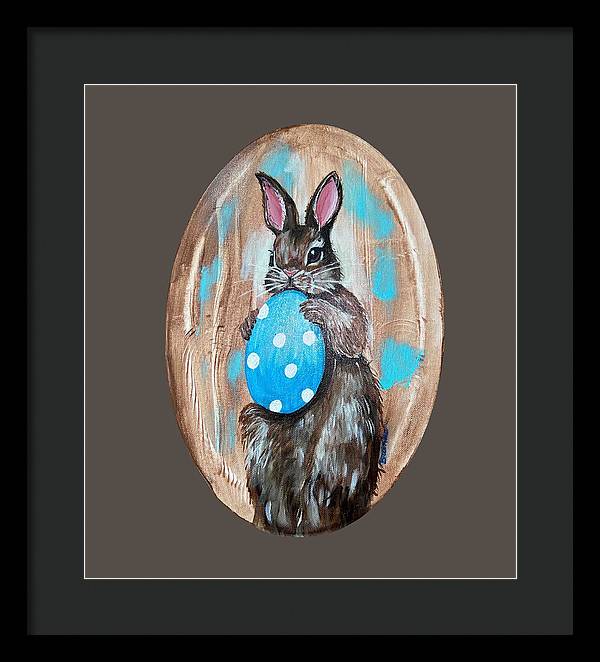 Benzo the Bunny - Framed Print