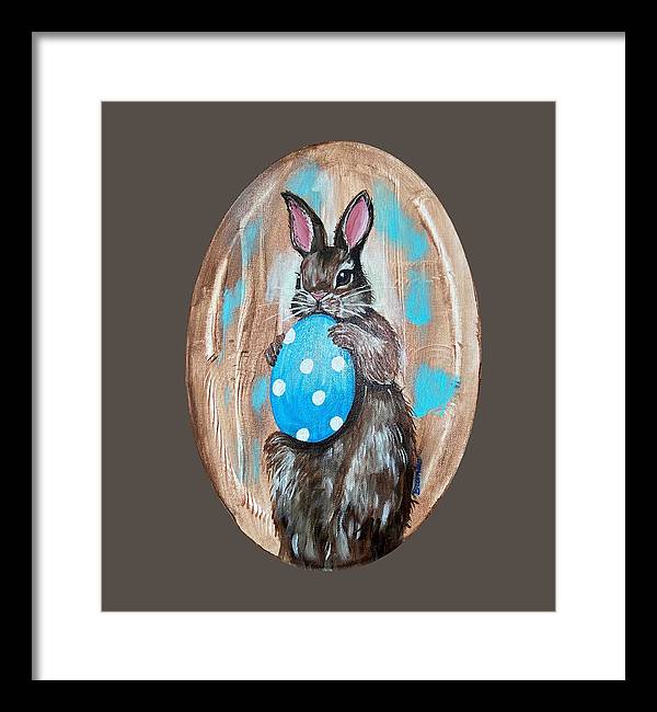 Benzo the Bunny - Framed Print