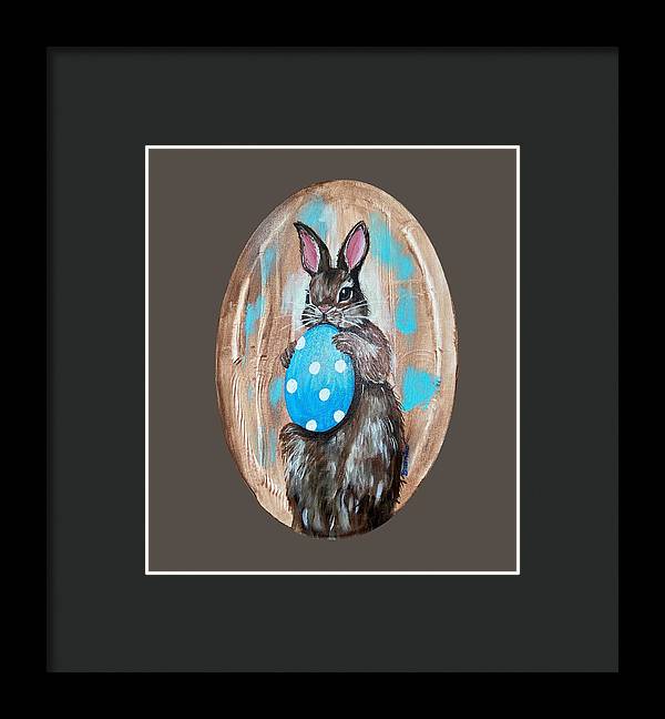 Benzo the Bunny - Framed Print