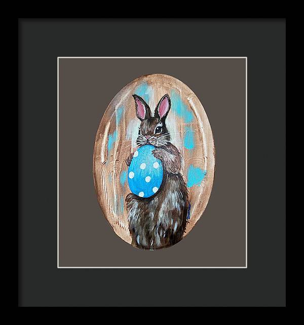 Benzo the Bunny - Framed Print