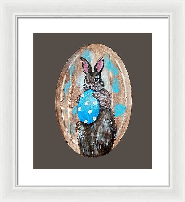 Benzo the Bunny - Framed Print