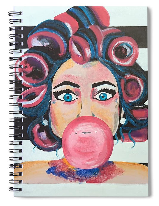 Bubblegum Barb - Spiral Notebook