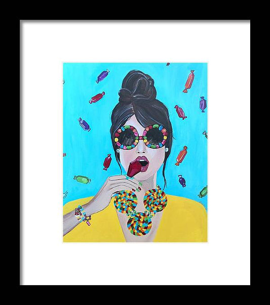 Candy Girl - Framed Print