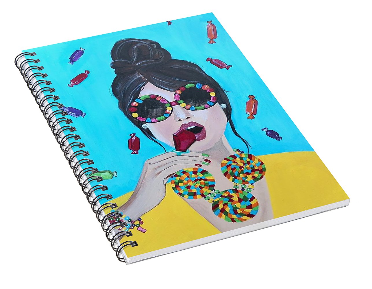 Candy Girl - Spiral Notebook