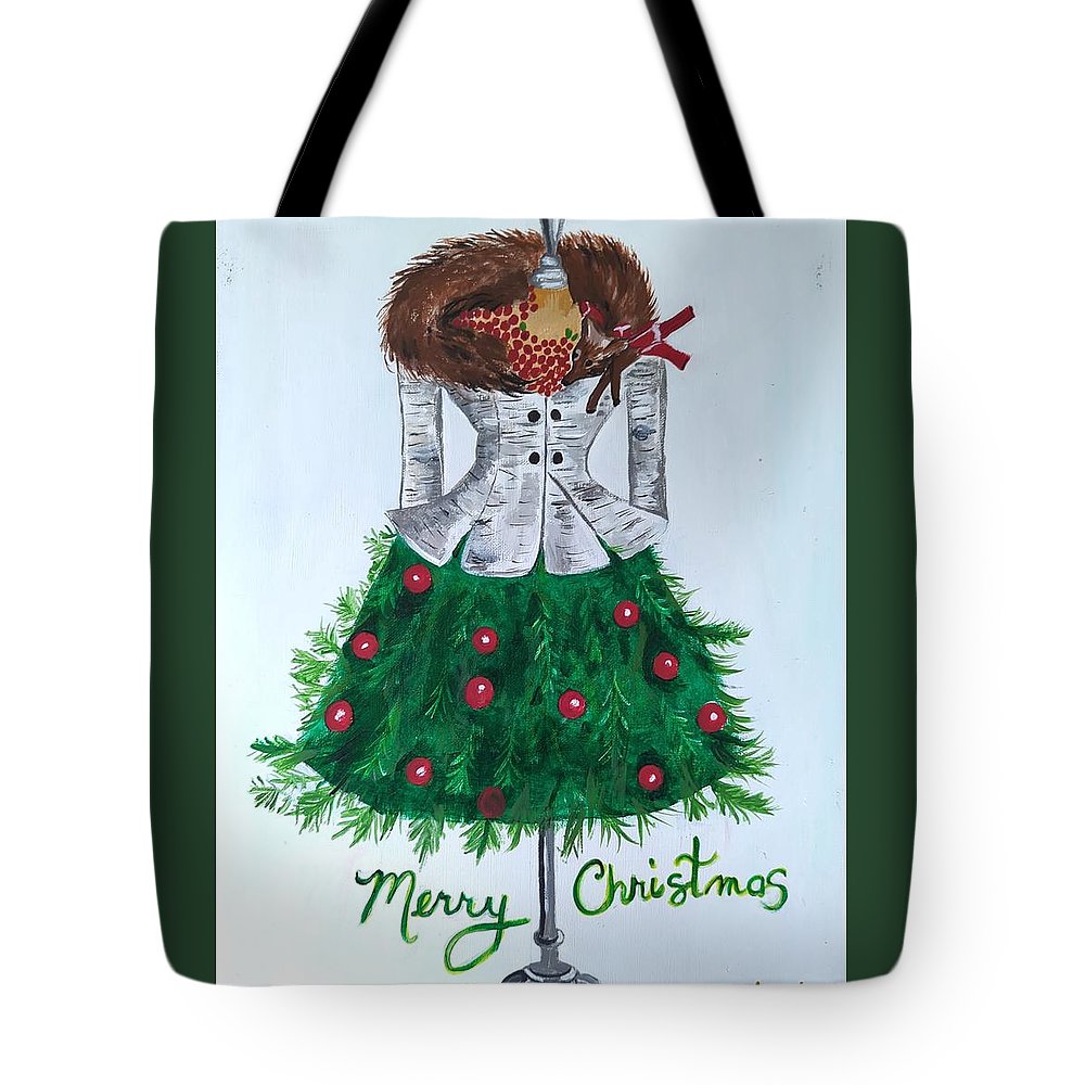Christmas Tree Nature Dress - Tote Bag