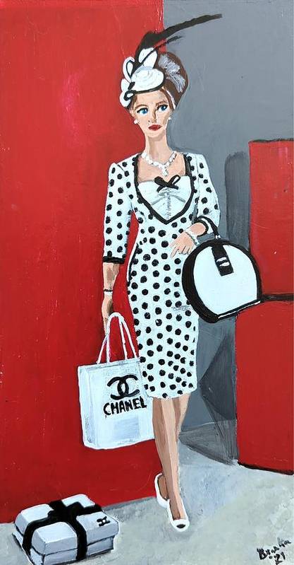 Coco Chanel Barbie - Art Print