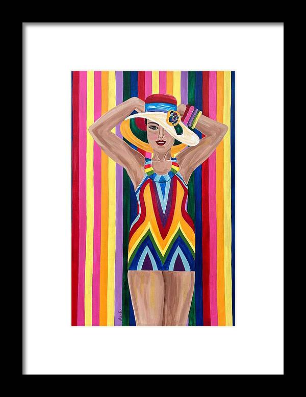 Colourful Clarista - Framed Print