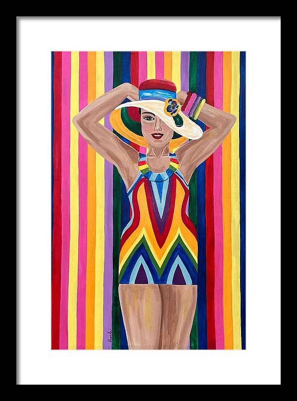 Colourful Clarista - Framed Print