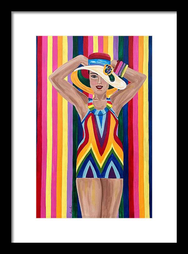 Colourful Clarista - Framed Print