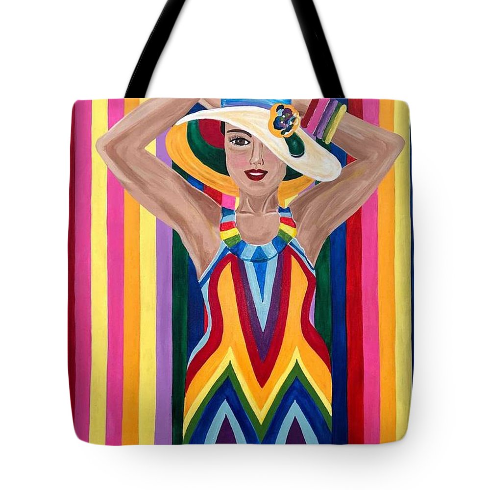 Colourful Clarista - Tote Bag