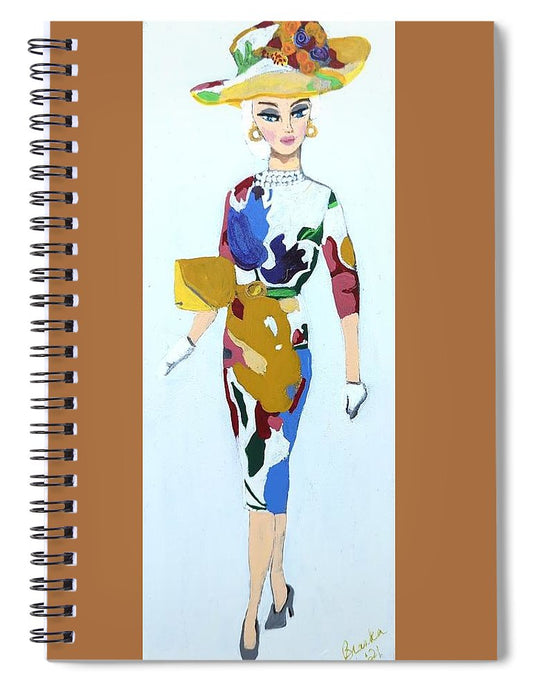 Colourful Dress Barbie - Spiral Notebook