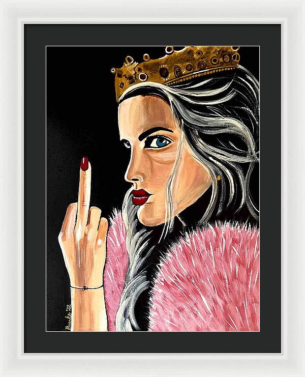 Conspiracy Queen - Framed Print