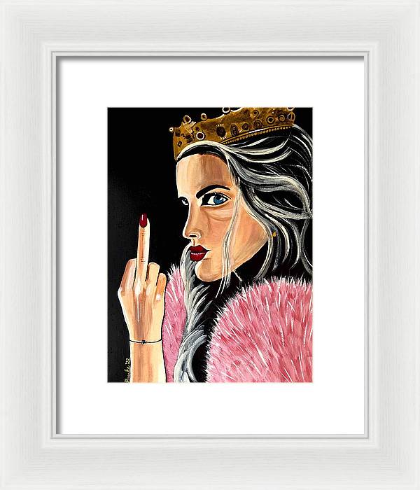 Conspiracy Queen - Framed Print