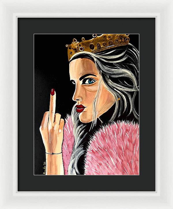 Conspiracy Queen - Framed Print