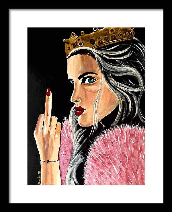 Conspiracy Queen - Framed Print