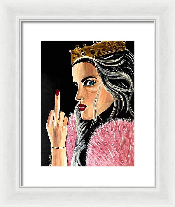 Conspiracy Queen - Framed Print