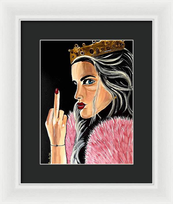 Conspiracy Queen - Framed Print