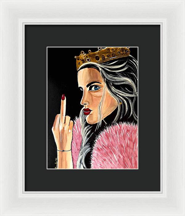 Conspiracy Queen - Framed Print