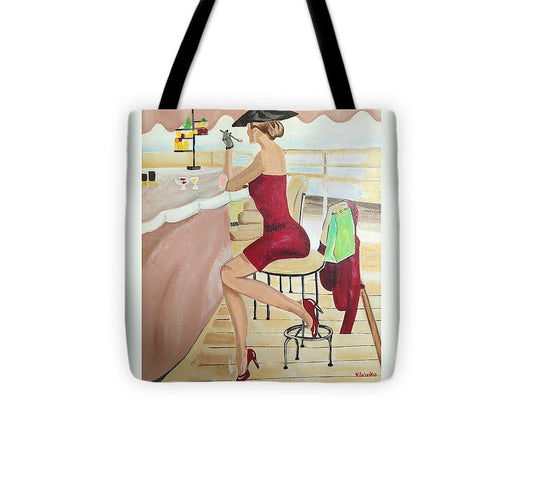 Fruit Lunch on the Dock - Tote Bag