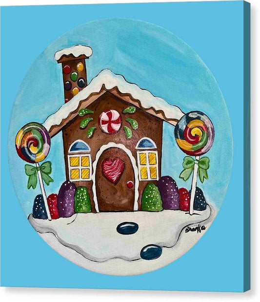 Gingerbread House '23 - Canvas Print