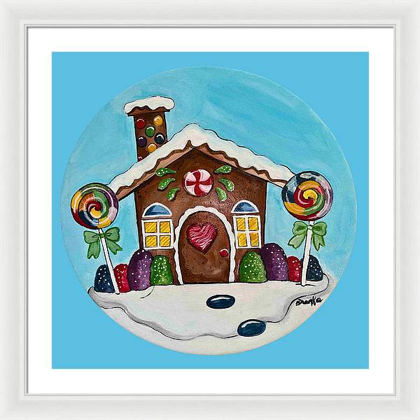 Gingerbread House '23 - Framed Print