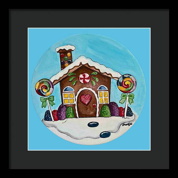 Gingerbread House '23 - Framed Print