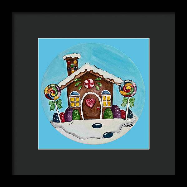 Gingerbread House '23 - Framed Print